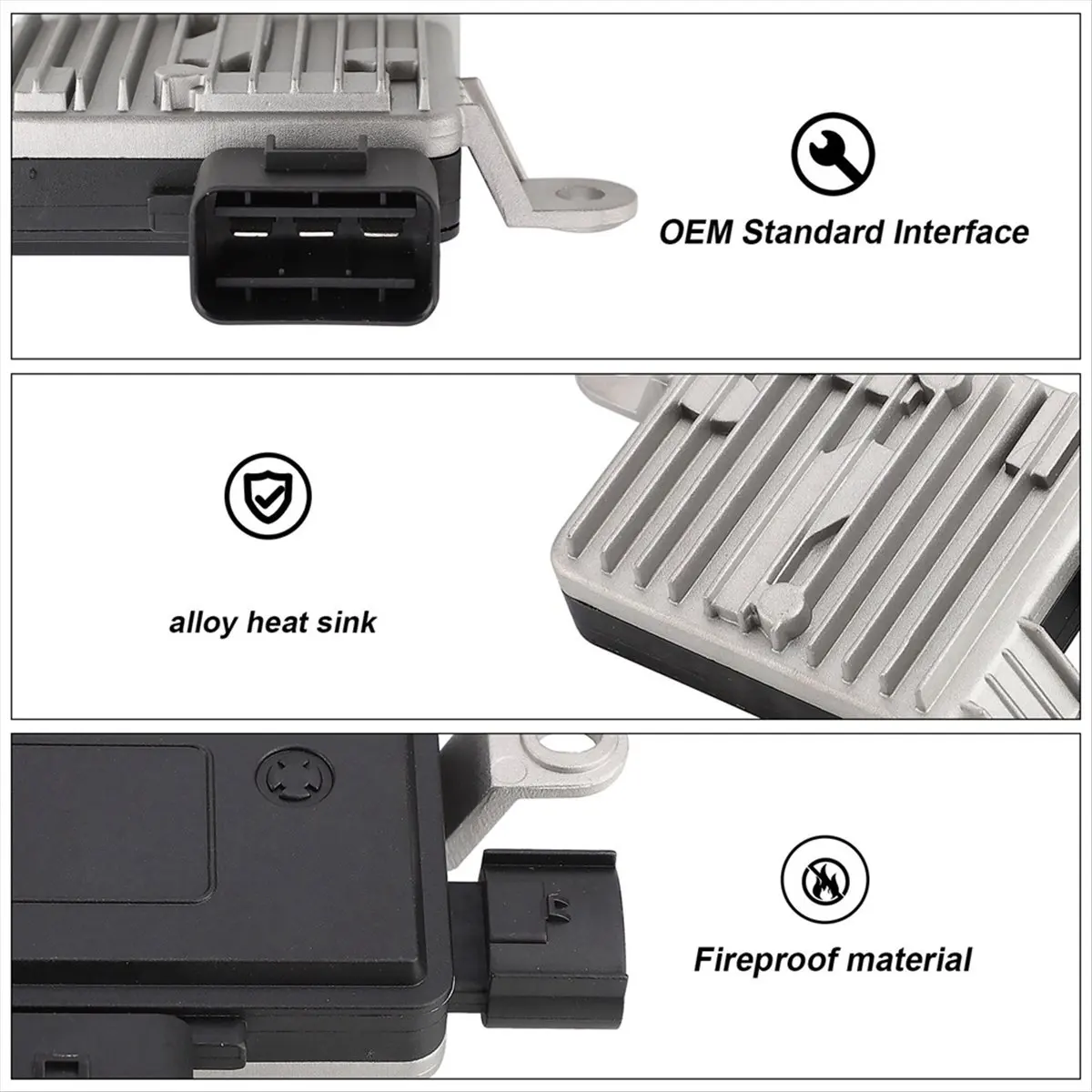 Compatible Cooling Fan Resistor Control Module 25385D3000 25385F3000 25385-D3000 for 2016-2021