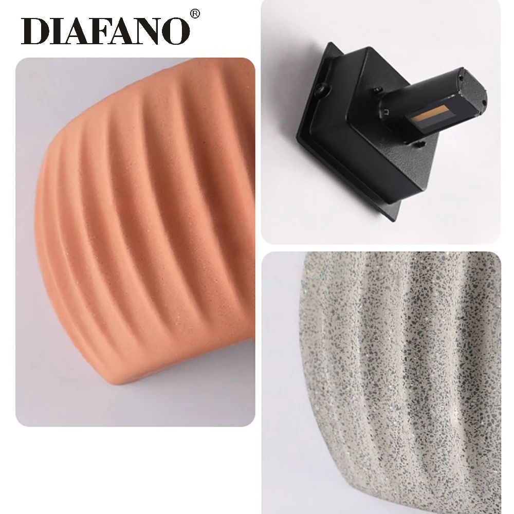 حديقة IP65 مقاوم للماء في الهواء الطلق الاسمنت رمادي الجدار مصباح الممر الإقامة المنزلية اليقطين وحدة إضاءة LED جداريّة ضوء الممر الغلاف الجوي الصناعي الشمعدان