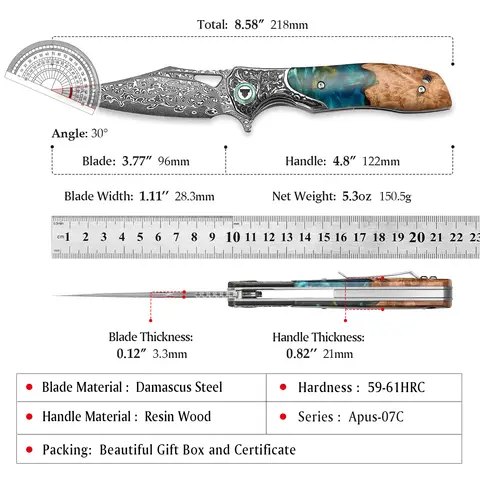 8 best sales Damaskuskniv - №3