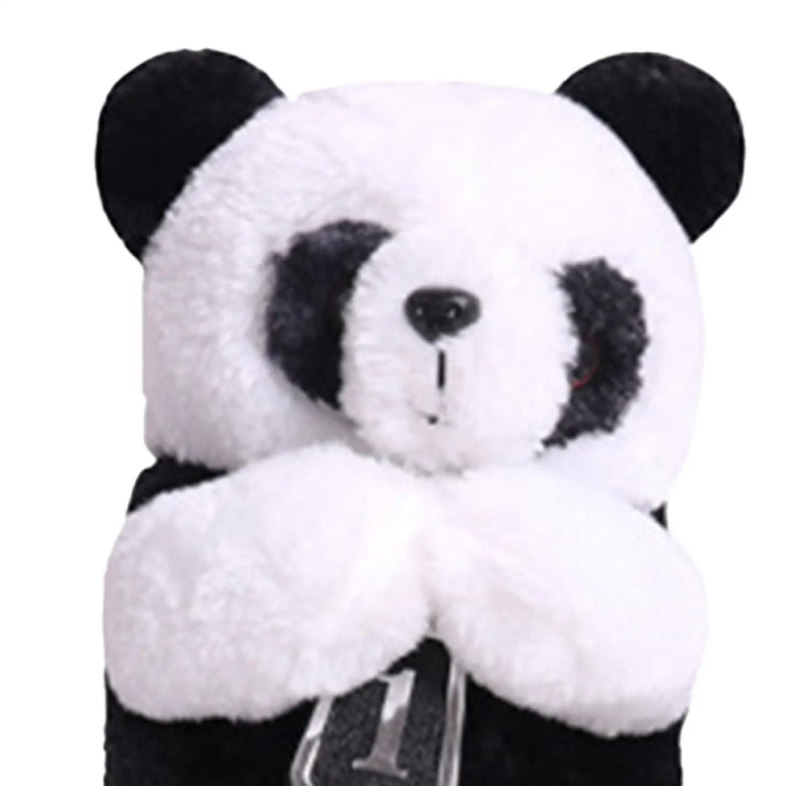 Soft Plush Panda Golf Wood Driver Headcover Sleeve Funny Anti Scratch Golf Club Head Cover for Men Women Golf Accessories