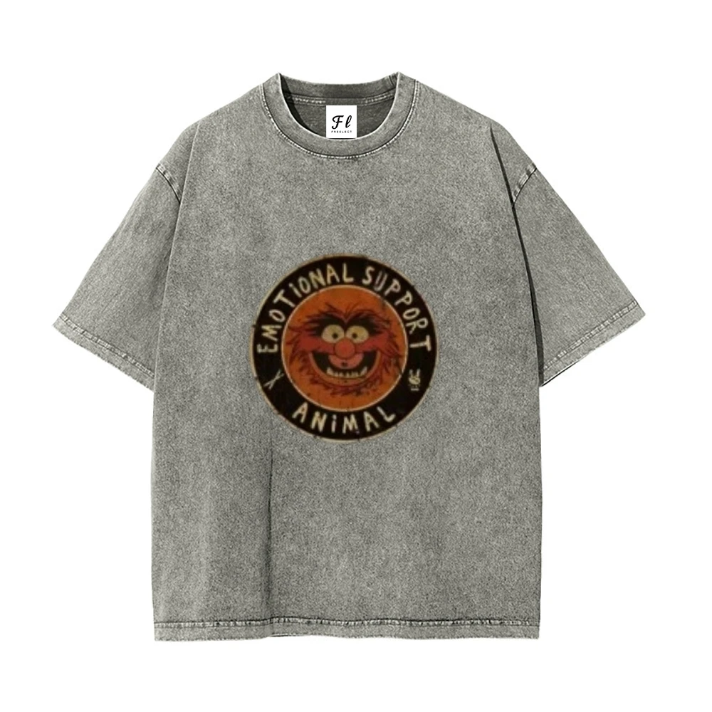 تي شيرت نسائي من Streetwear للأولاد على الطراز الياباني 2000s Y2k قطن عتيق كبير الحجم مريح فضفاض مناسب طباعة جرافيك غير رسمية