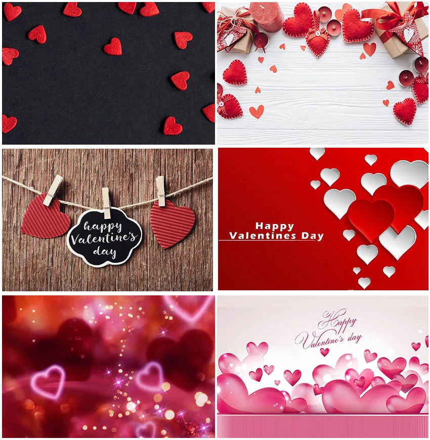 Фоны для фотосъемки с изображением любовной годовщины Дня Святого Валентина декор для свадебной вечеринки пользовательский студийный баннер Портретные фоны для взрослых