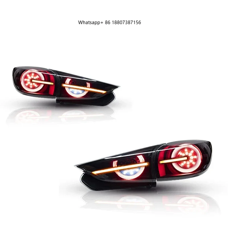 

FT Car Lights ForMazda 3 Axela Hatchback Taillights 2013-2019 LED Tail Lamp Dynamic Turn Signal Light Car Taillights Assembly