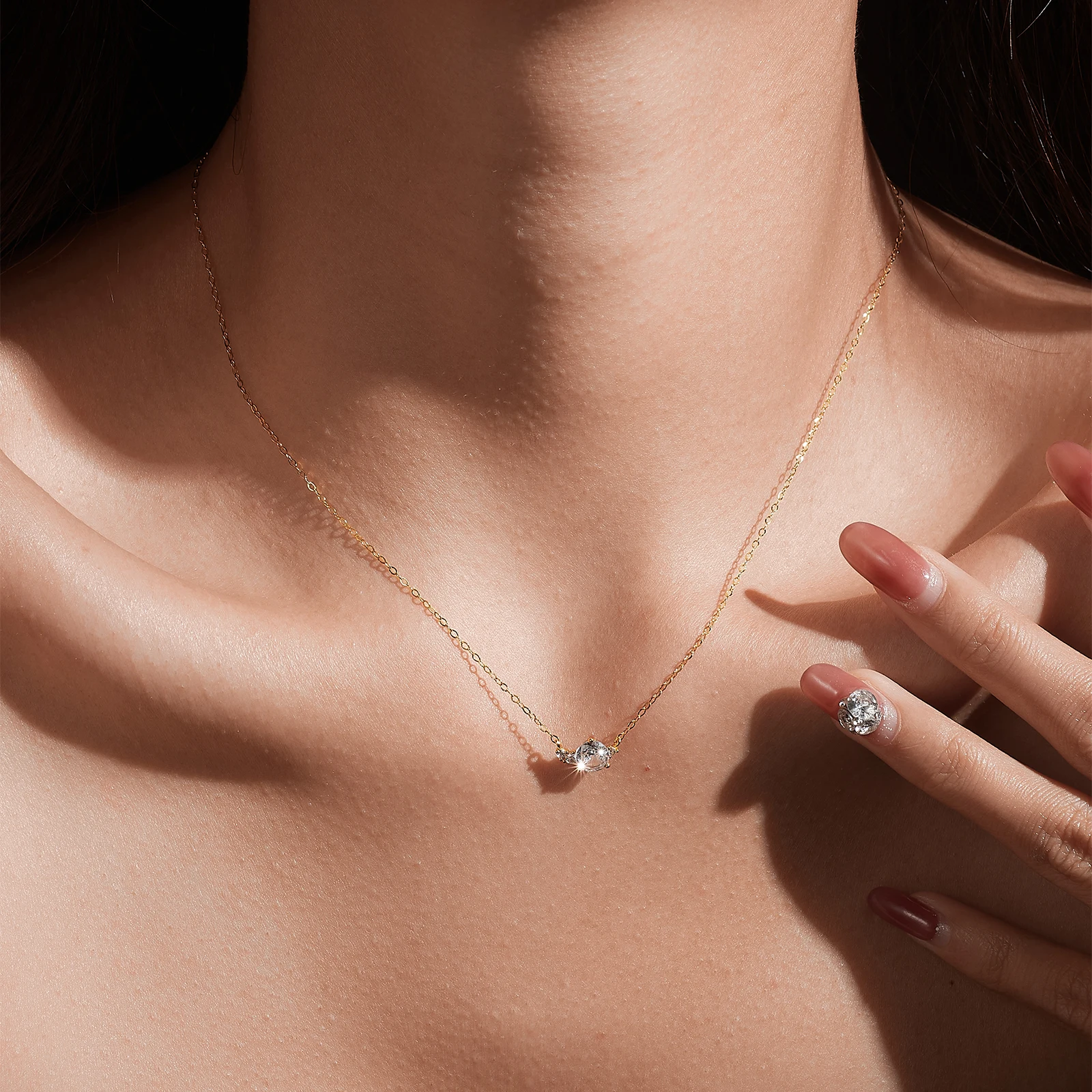DPLAOPA 925 Sterling Silver 3  - Charm Necklace Dainty review and price