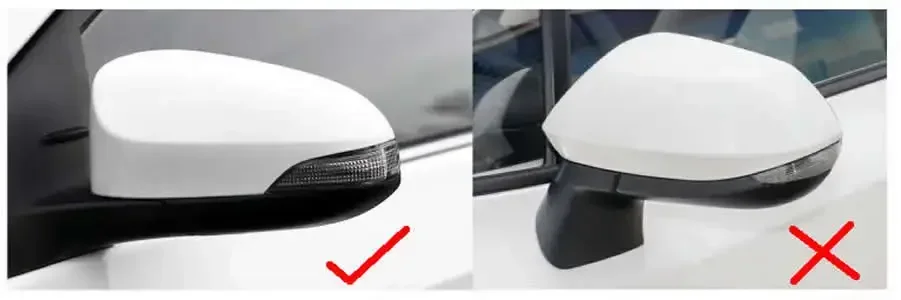 For Toyota Corolla 2014 2015 2016 2017 2018 Car Accessories Rearview Mirrors Cover Rear View Mirror Shell Housing Color Painted