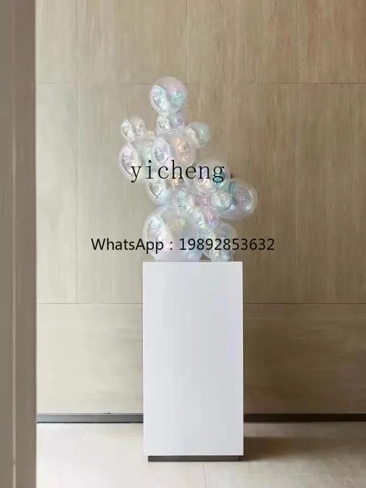 

AA Bubble sculpture glazed ornament Nordic modern simple home living room geometric jewelry