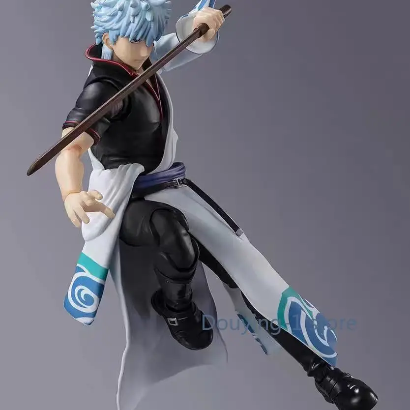 

100% Original brand new Bandai SHF Gintama Sakata Gintoki Action figure toy collectible model