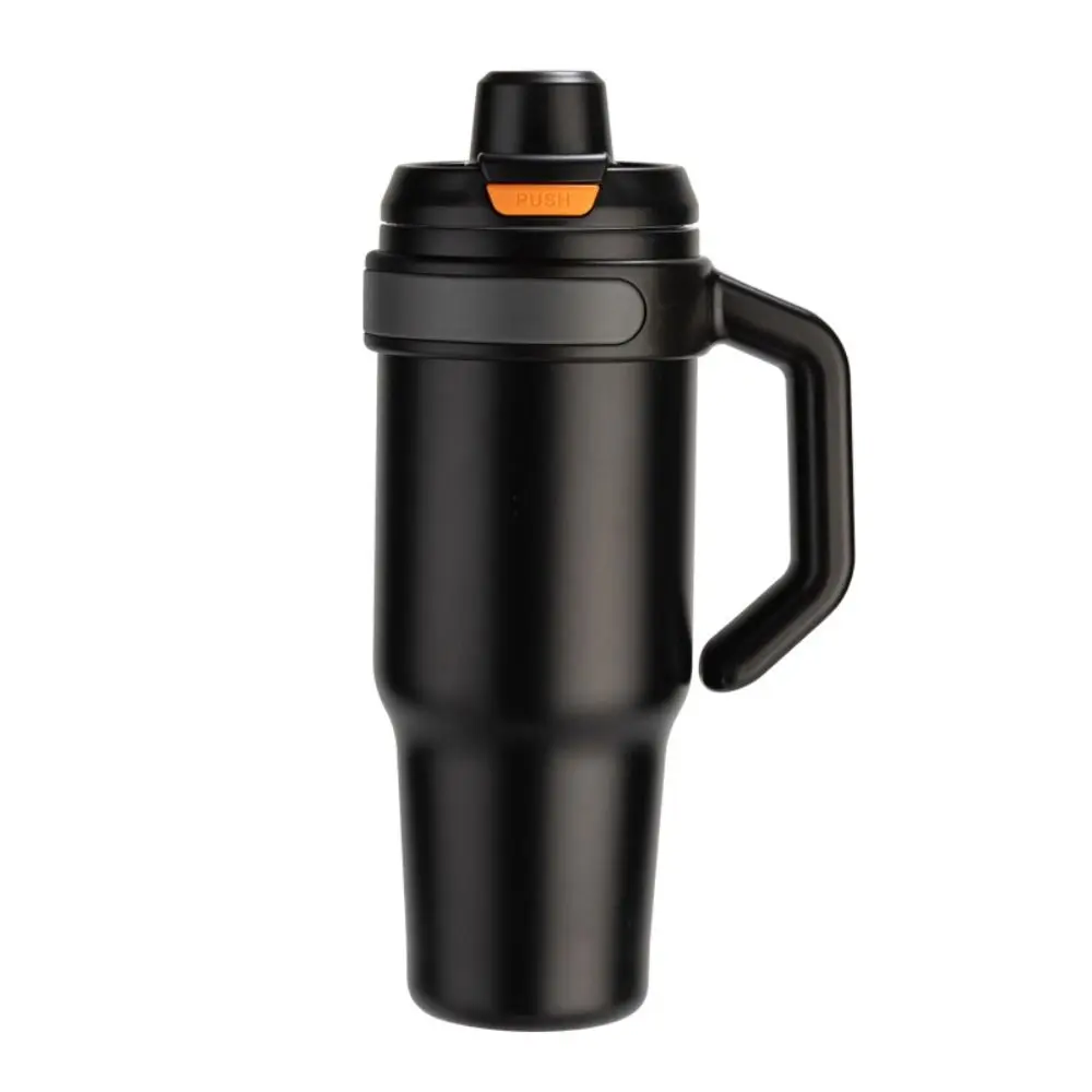 

Cold Ice Large Capacity Thermos Cup Ceramic Liner Straw Insulated Coffee Mug Double Walled Ceramic Coating Insulated Tumbler Car
