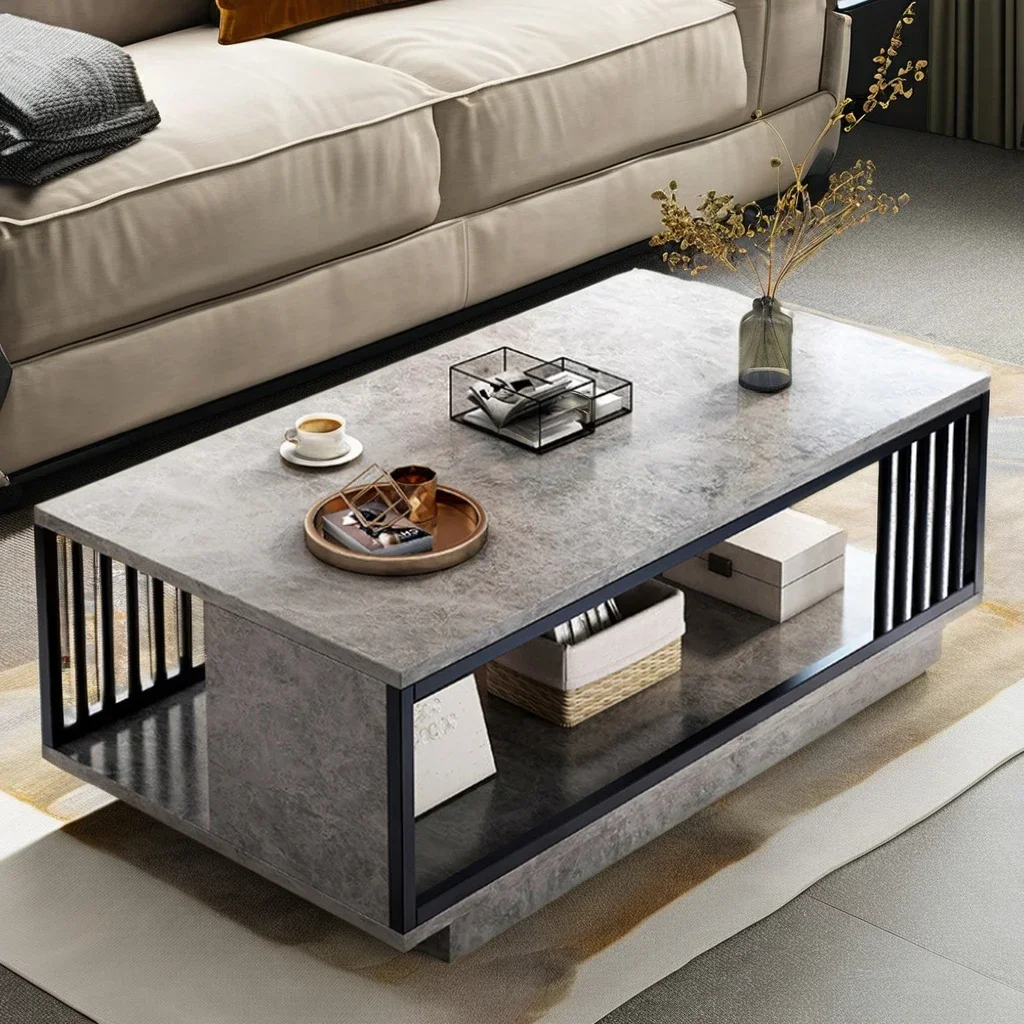 New Luxury Simple Tea and Coffee Table MDF Wood for Dining Kitchen Hotel Office Use Household Type