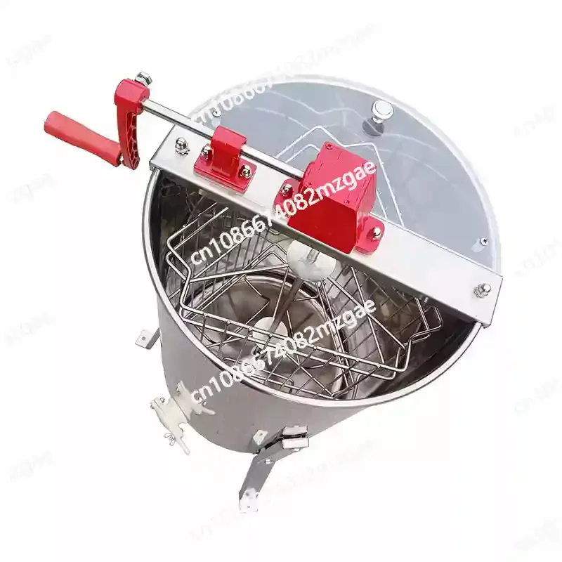 Extractor de Miel Manual y Eléctrico de 2 Cuadros, Centrifugadora de Miel de Acero Inoxidable con Manivela, Equipo de Apicultura