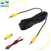 GreenYi New Double-Shielded RCA Video Cable for Monitor and Backup Rear View Camera Connection 6m 8m 10m 15m 20m AV Extension