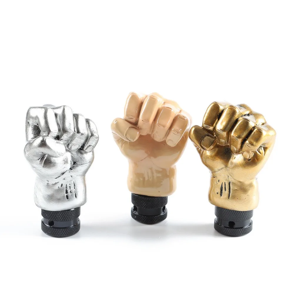 

Arenbel Racing Gear Shifter Lever Knob Replacement Fist Shape Speed Shift Stick Handle Fit Most Manual Automatic Cars