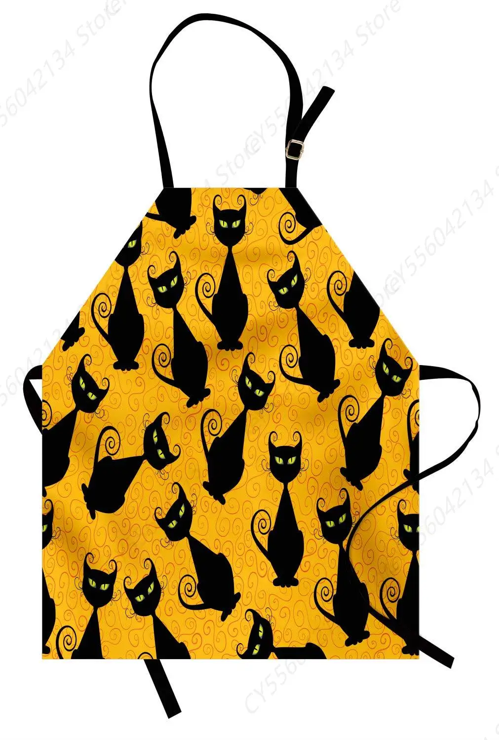 

Женственный фартук, единорог верьте в своих мечтах, иллюстрация слов, кухонный нагрудник унисекс с регулируемой шеей для приготовления пищи в саду