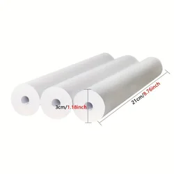 1/3/5 rotoli di carta termica A4 ad asciugatura rapida per stampante termica portatile Carta in rotolo speciale Dimensioni 210 * 30 mm/8,26/1,18 pollici