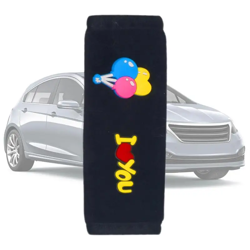 Car Grab Handle Cover Cute Car Grip Gloves Protective Covers Anti-Slip Breathable Soft Plush Auto Handle Protectors For Car