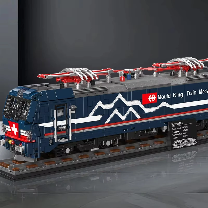3072 قطعة فيكتورون MS التقنية قطار قاطرة كهربائي اللبنات التحكم عن بعد لعبة قطار البضائع لجمع هدايا الأطفال #3
