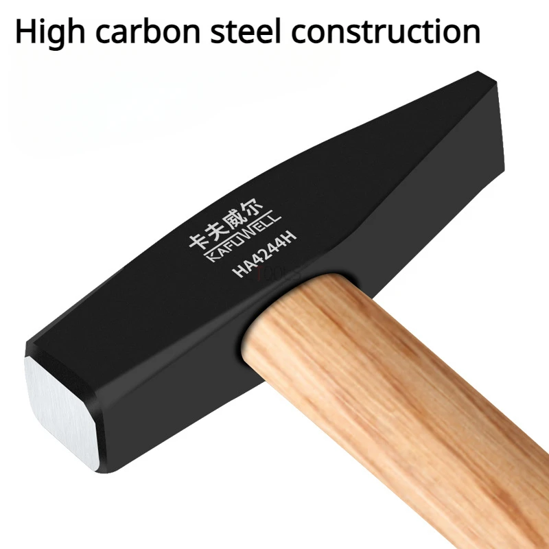 Flat Head Fitter Hammer Durable Hand Tools 200g 300g 500g Duckbill Hammer High Carbon Steel Sheet Metal Hammer Architectural