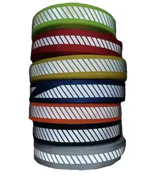 1 Inch DIY Reflector Tape Polyester Fluorescent Twill Reflective Webbing Sew On Clothing