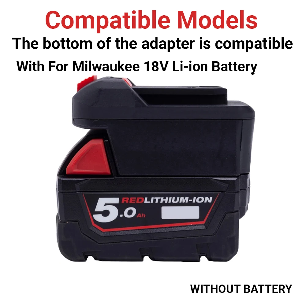 Adaptador para ferramentas de íon-lítio Lidl Parkside X20V PARA Milwaukee/Bosch/Makita 18V Adaptador de bateria de íon-lítio acessório de ferramenta elétrica