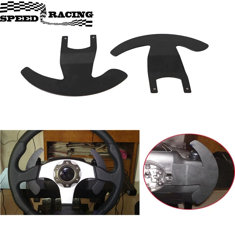 

New Arrived Duty Steering Wheel Controller Paddle Shifter Upgrade 13"-14"steering wheel Racing Car Game for Logitech G25 G27