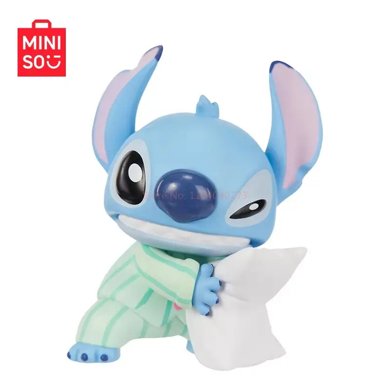 Neue Minio 2025, auf Lager, neue Disney Stitch Pillow Fight Series Blind Box, Desktop-Dekoration, Überraschungsbox, Geschenk für Freunde und Mädchen