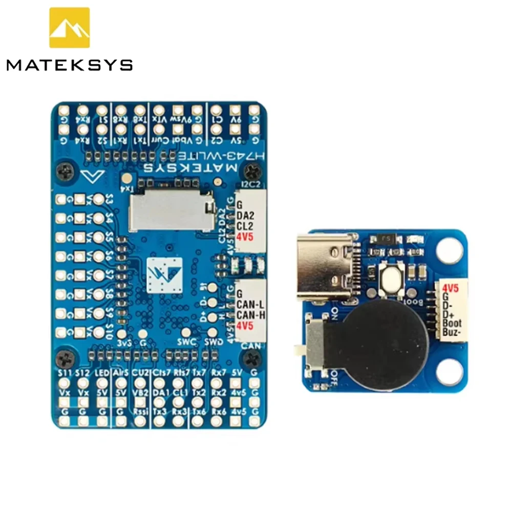 MATEK Mateksys H743-WLITE H743WLITE 2-6S Flight Controller MATEKH743 Dual Camera Input For RC FPV Drone
