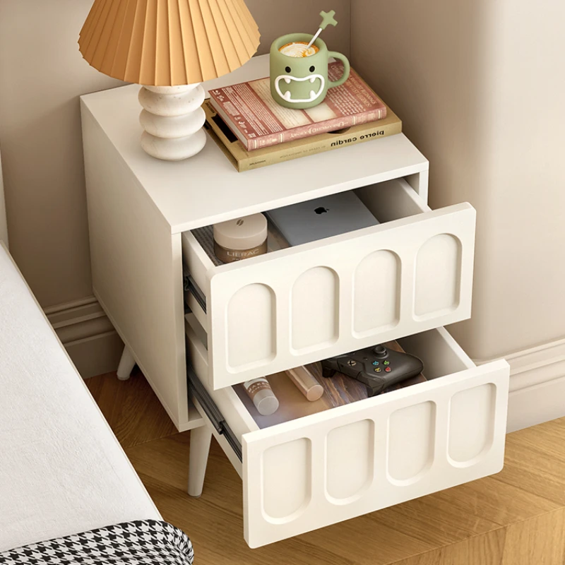 Nordic Cream Style Childrens Nightstands Creative Minimalist Luxury Children Nightstand Bedside Storage Muebles Furniture WZ50CN