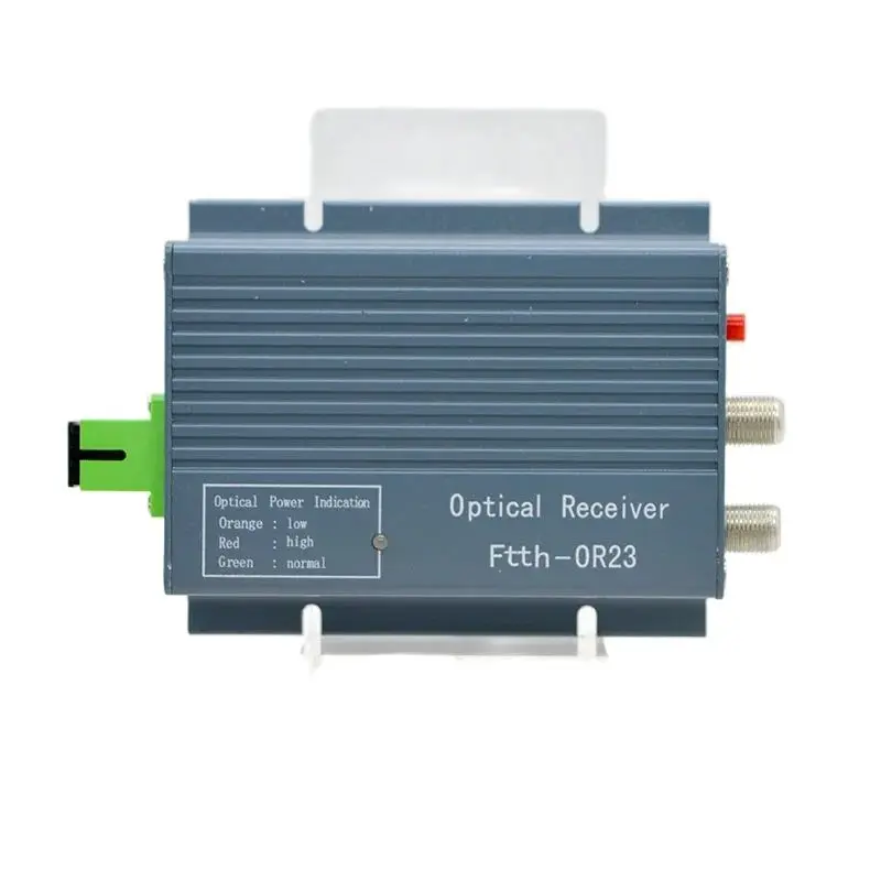 

CATV Optical Receiver SC APC FTTH MINI Node Photoelectric Converter 2RF Output 80dBuV With AGC Transmission Equipment Wholesale