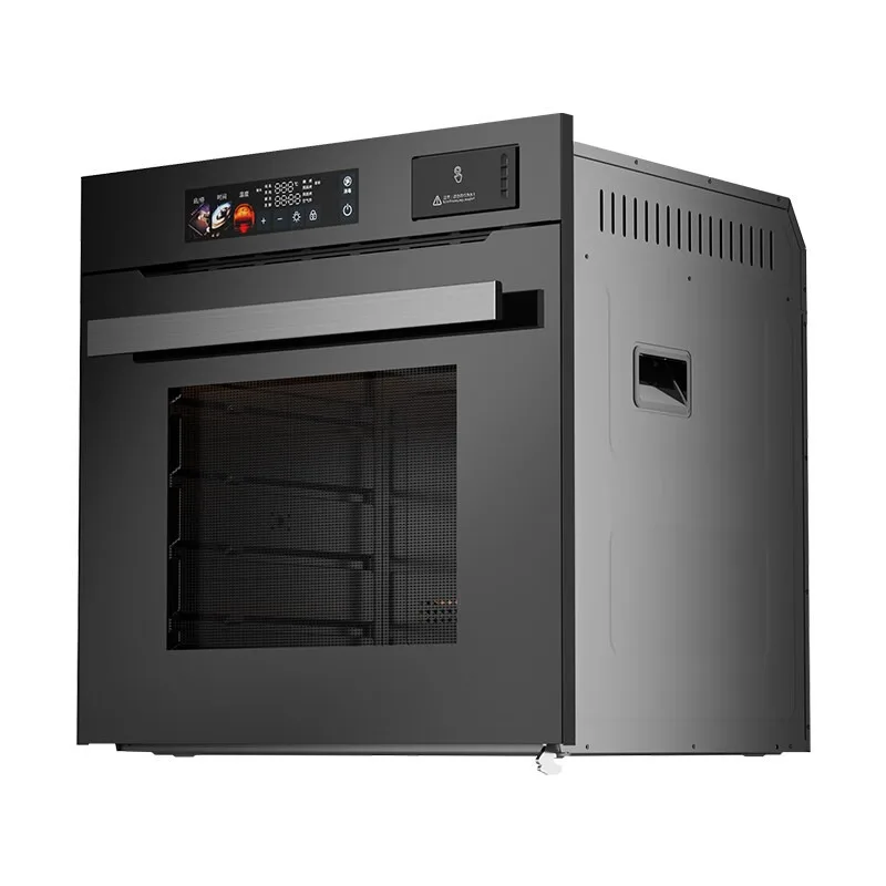 

80L color screen steaming and baking frying box electric steaming box electric oven household large-capacity