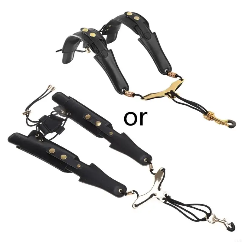 

C1FE Adjustable Saxophone Neck Strap Padded Shoulder Harness for Regular Beginners