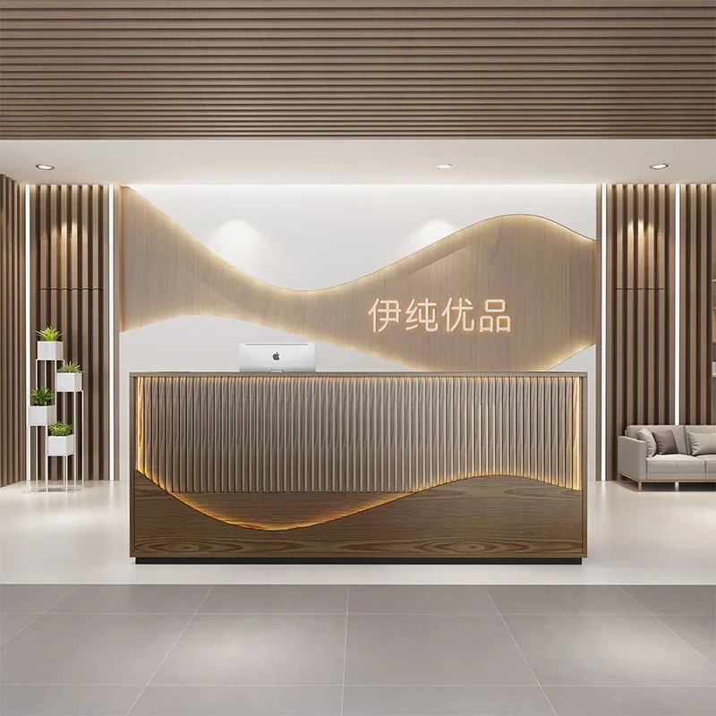 

Aesthetic Center Decor Home Bank Bar Counter Beauty Salon Workshop Furniture Hairdressing Reception Office Companies Shop