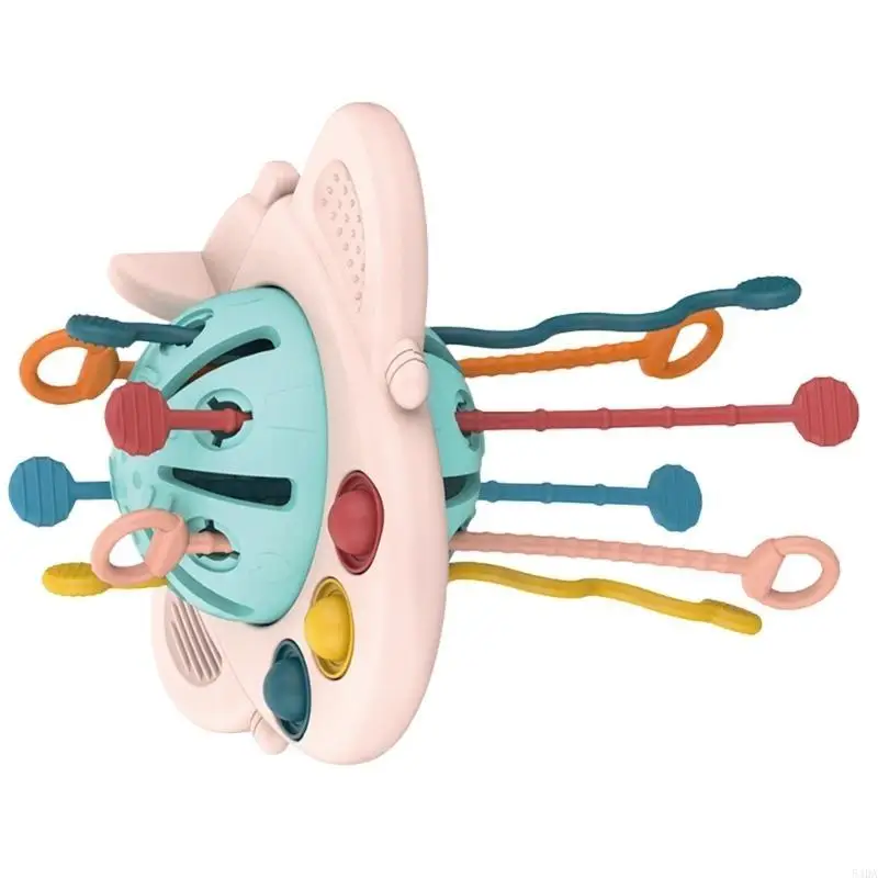 54DA لعبة الطفل الحسية قبضة شكل الطائرات الوليد هدية الطفل لعبة التنمية الحسية #2