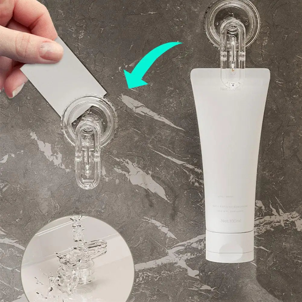 Swivel Suction Cup Storage Clip, Bathroom Kitchen Storage Refrigerator Clip, Note Multi-purpose Swivel Convenient Clip, And L9m0