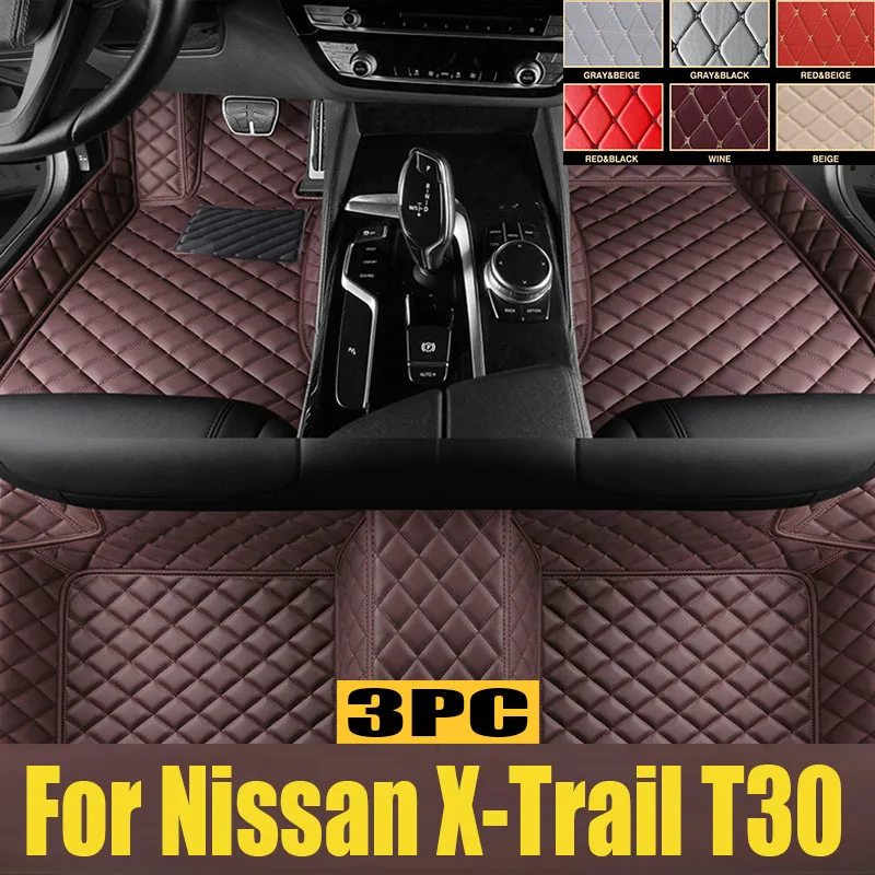 

Car Floor Mat For Nissan X-Trail T30 2001~2007 Anti-dirty Carpet Leather Mat Accesorios Para Auto Car Mats Floor Car trunk mat