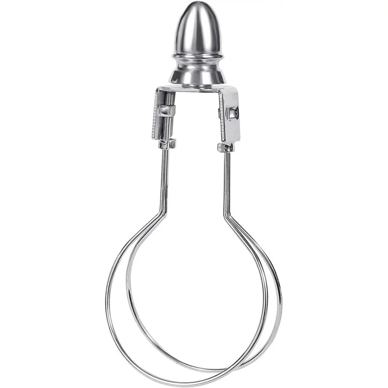 

11.5x5.3cm Silver Lampshade Adaptor Clip on Lampshade Bulb Holder Fitting Converter Table Lamp Stand Decorative Suitable fo
