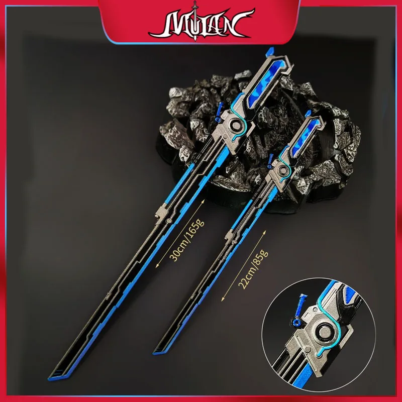 

22 CM/30 CM Peace Game Peripherals Straight Knife Weapons Model Collectible Desk Ornaments Creative Birthday Gift for Friend Toy