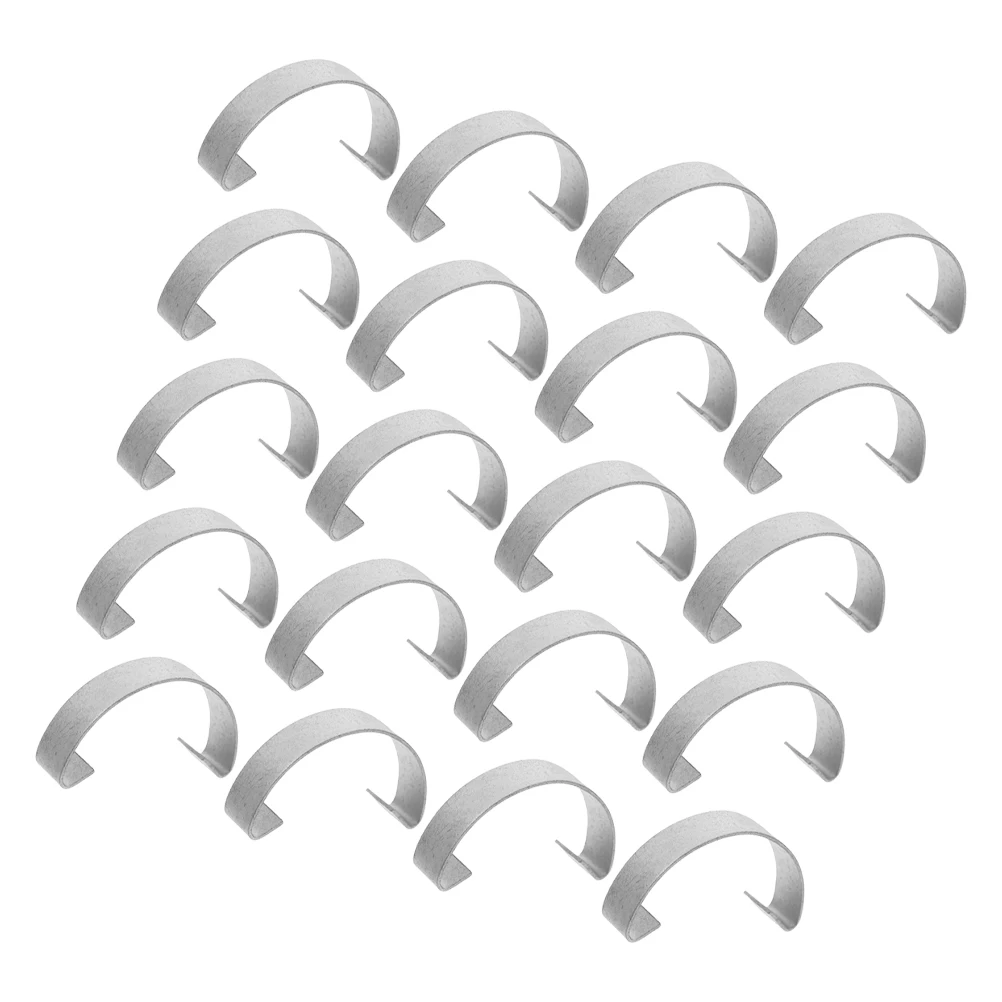 

30pcs Heavy Duty Steel Clips Chicken Door Latch Durable Antislip Secure Locks For Bird Cage Hook Latch Poultry Farming Rabbit
