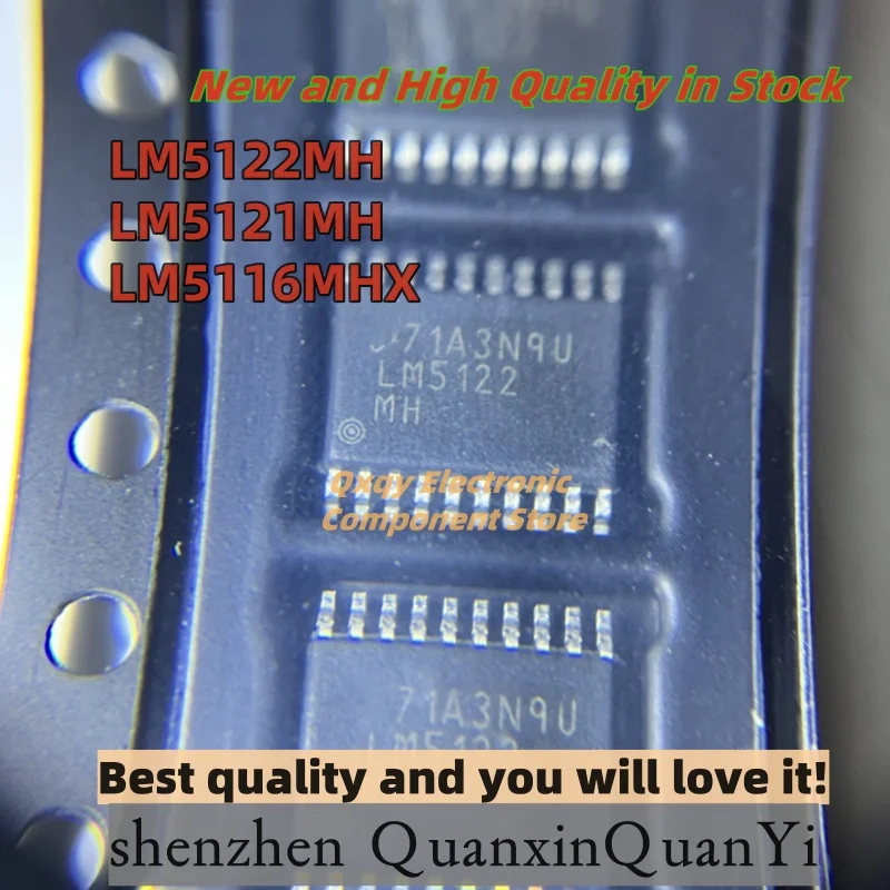 10psc LM5122MH LM5122 LM5121MH LM5121 LM5116MHX LM5116 TSSOP-20 switch controller chip packaging