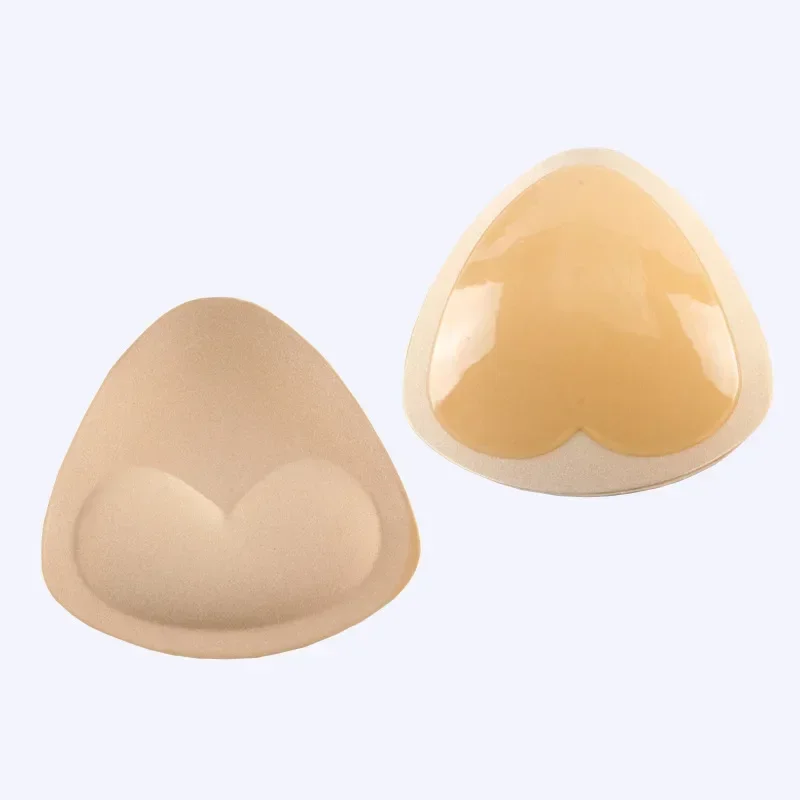 3D Thicken Chest Pads Bikini Set Push Up Padded Swimsuit Women Swimwear Silicone Thicker Breathable Sponge Bra Pad Nipple Cover