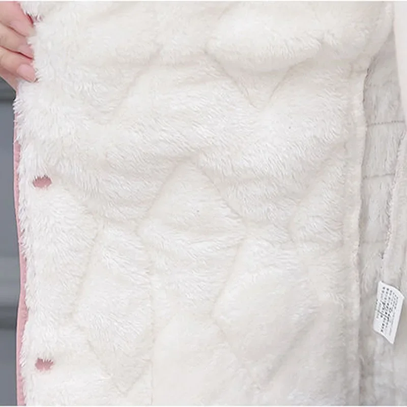 Parka Women's Short Coats Jackets 2023 Winter New Cotton-Padded Clothes Splicing Thickening Frivolous Warm Skinny Parkas Woman