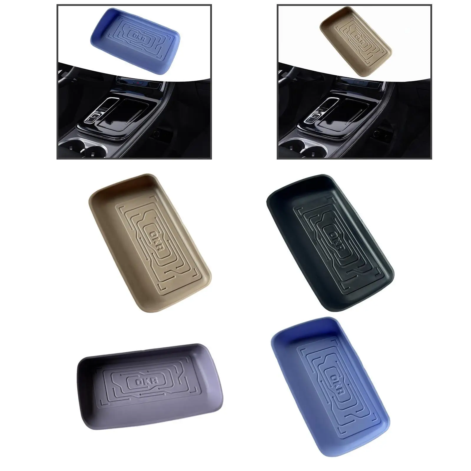 Armrest Center Console Tray for Byd Dolphin 19.2cmx11cm Sundries Container