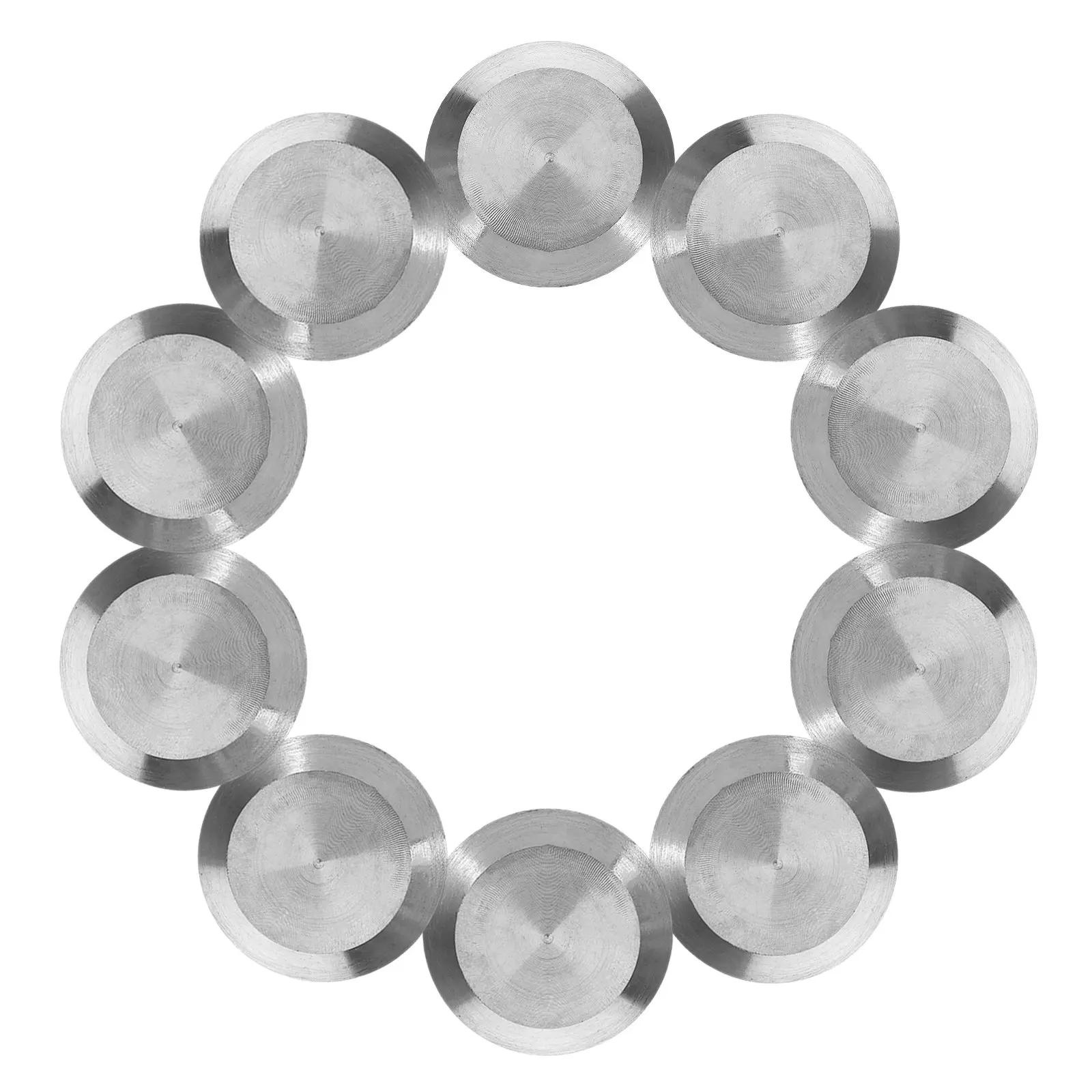 

10 шт. тактильных накладок из нержавеющей стали для слепых, дорожные маркеры для пешеходных дорожек, тротуаров, метро, аэропортов, простые в установке