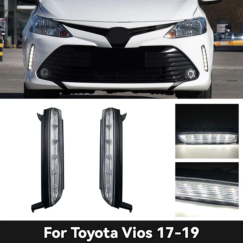 

Светодиодные дневные ходовые огни (DRL) для Toyota Vios 2017-2019 гг.