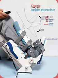 Electric ankle joint rehabilitation training equipment, heel can not fall to the ground after fracture, squat down and hang down