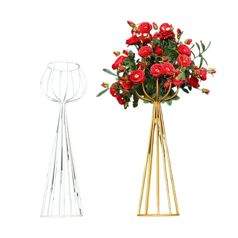 

Wedding props wrought iron wine glass flower device wedding table flower shelf venue arrangement