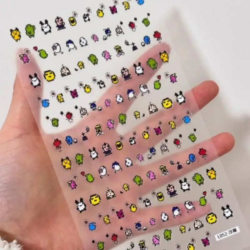 

Наклейки-рельефы для декора чехлов телефонов Tamagotchi, водонепроницаемые клейкие мозаичные наклейки для украшения стаканов, аниме-стикеры