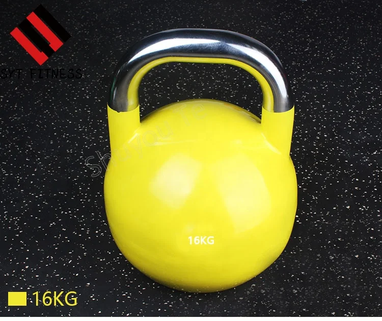 Home Gym Kettle Bell Gym Workout Fitness Equipment Competition Kettle Bell Painted Cast Iron Kettlebell free weights