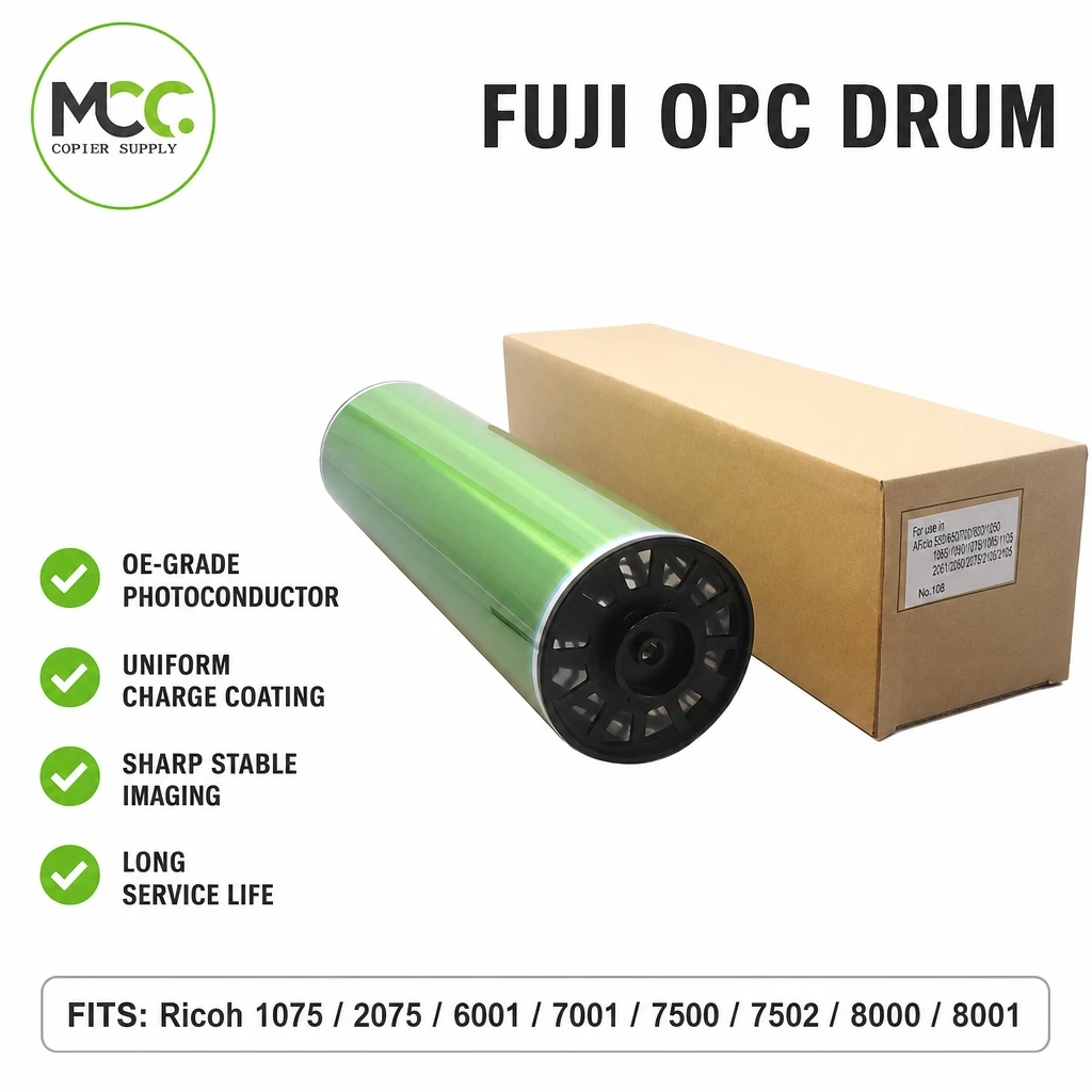 Fuji OPC Drum for Ricoh 1075 2075 6001 7001 7500 7502 8000 8001 Drum Unit