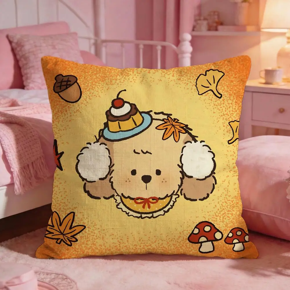 Winter Animal Print Cushion Cover Premium Comfort Reversible Pillow Cove -Two in One Design for Any Room & Car Interior