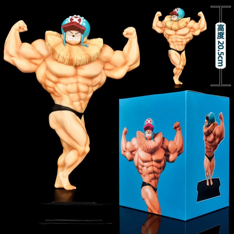 Anime ein Stück Chopper muskulösen Mann gk Action figur PVC Figur Sammlung Modell Mode Desktop Ornament Kinderspiel zeug Geschenk